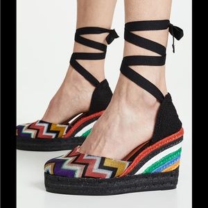 Brand new Missoni x Castener espadrille wedges